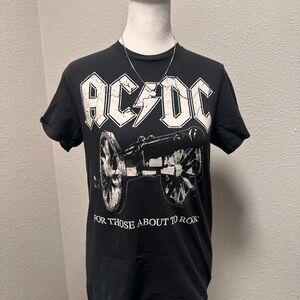 AC/DC Dark Gray Cotton Tee
